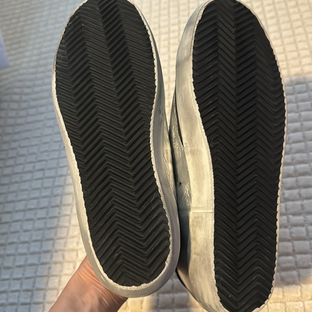 NEW Golden Goose Silver & Black. Sold Out Size 39. 8.5/9 NEVER WORN - Picture 6 of 8